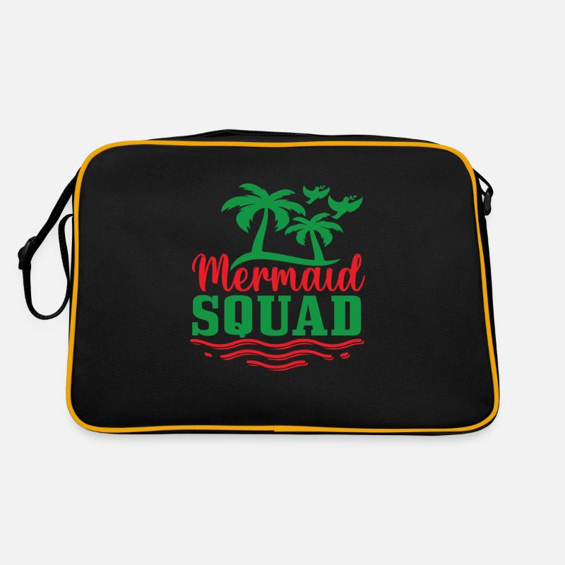 Mermaid Squad Citations de sirène Sac Retro
