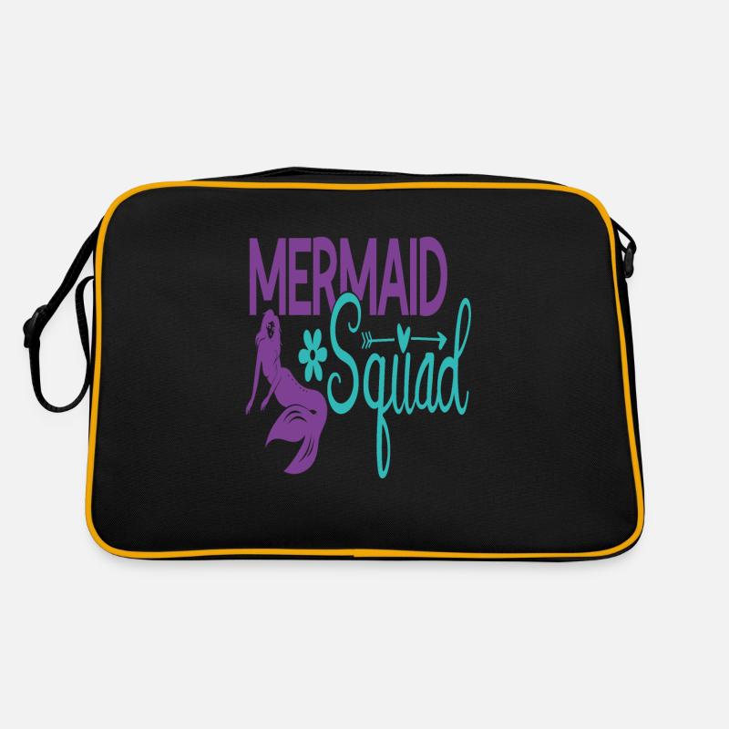 Mermaid Squad Citations de sirène Sac Retro