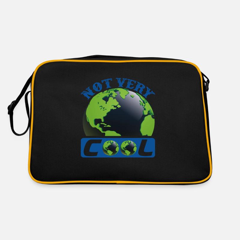 Pas très cool Earth Protection Support Citations Sac Retro