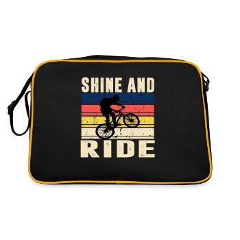 Shine and Ride Cool Citations - Sac Retro - noir/or - Dos