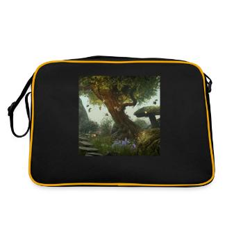 Magical forest - Retro Bag - black/gold - Back