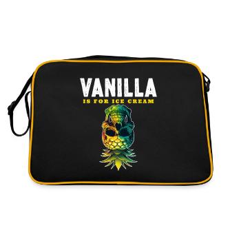 Vanilla is for Ice Cream - Retro Bag - black/gold - Back