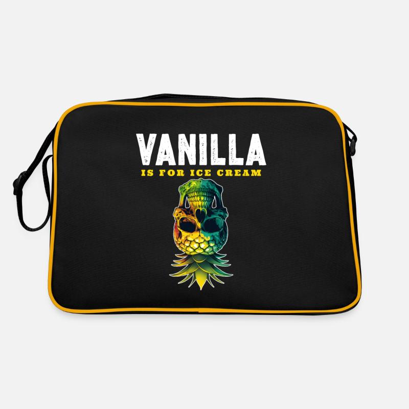 La vanille est pour la crème glacée Sac Retro