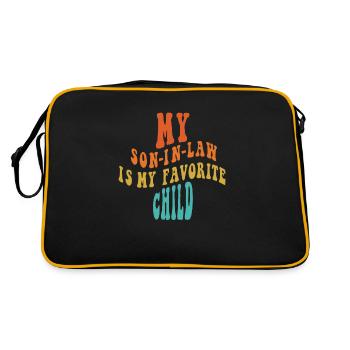 Mon gendre est mon enfant préféré Vintage - Sac Retro - noir/or - Dos