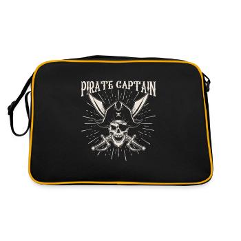 Capitaine pirate - Aventure - Sac Retro - noir/or - Dos