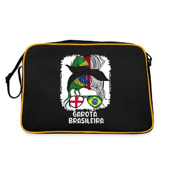 Garota Brasileira Moitié Anglaise Moitié Brésilienne - Sac Retro - noir/or - Dos