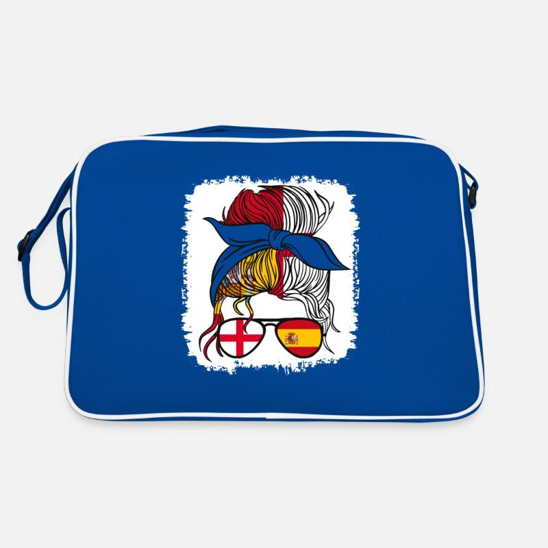 España Halb Spanisch Halb Englisch Mädchen Spanien Retro Tasche