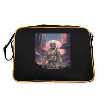 The Lost Mission - Retro Bag - black/gold - Back