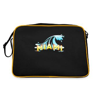 Miami - Sac Retro - noir/or - Dos