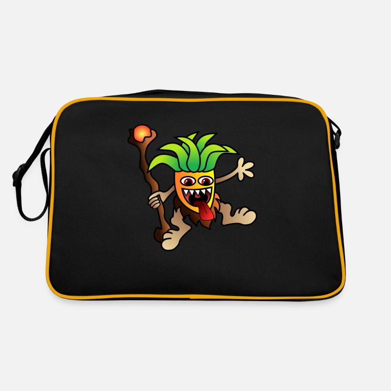 Shamane - Retro Tasche - Schwarz/Gold
