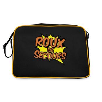 ROUX DE SECOURS COMIC STYLE - Sac Retro - noir/or - Dos
