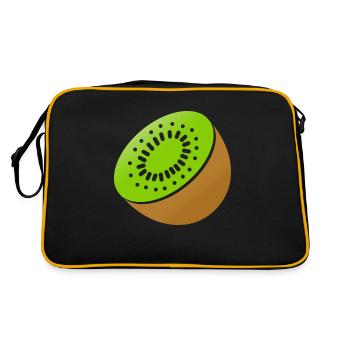 kiwi - Retro Bag - black/gold - Back