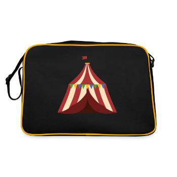 Tente de cirque - Sac Retro - noir/or - Dos