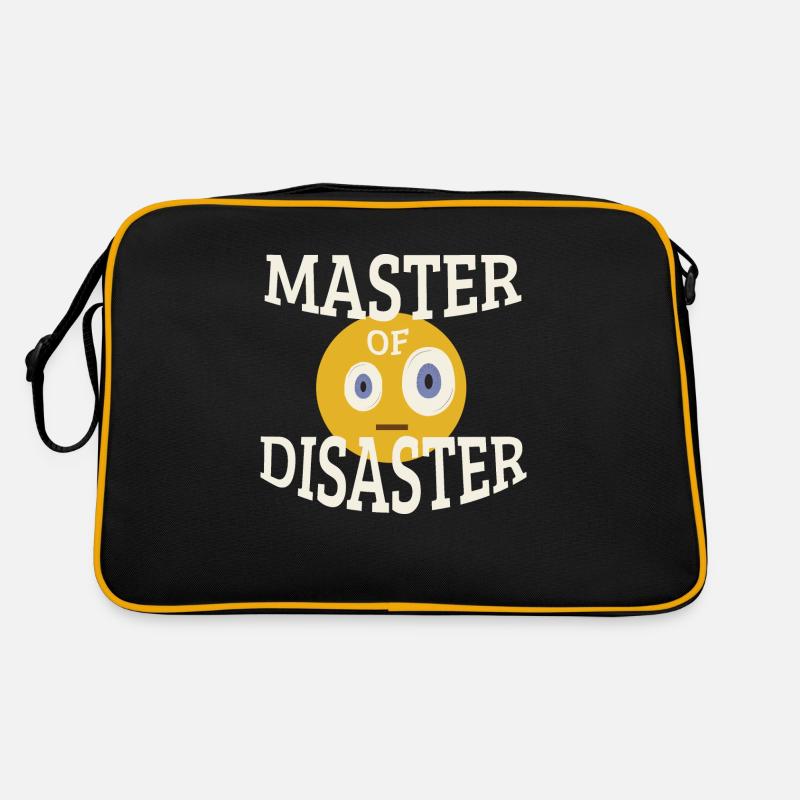 Master of Disaster - Sac Retro - noir/or