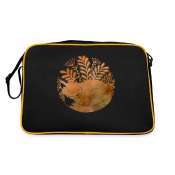 Lis - Renard - Sac Retro - noir/or - Dos