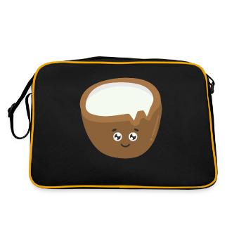 Noix de - Sac Retro - noir/or - Dos