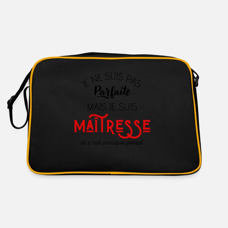 Pas parfaite mais maîtresse Sac Retro