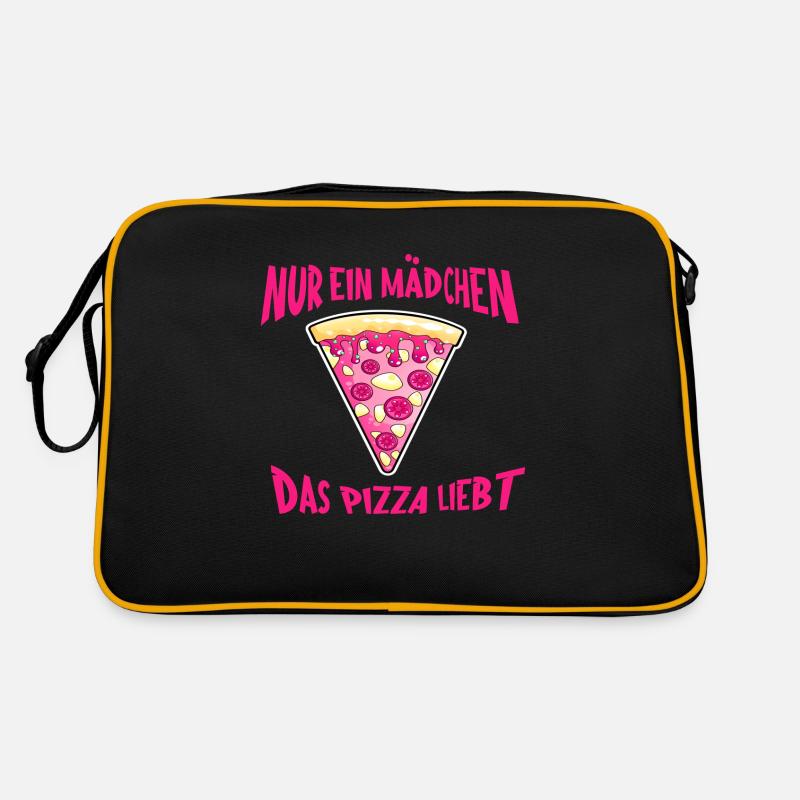 Nur ein Mنdchen, das Pizza liebt Sac Retro
