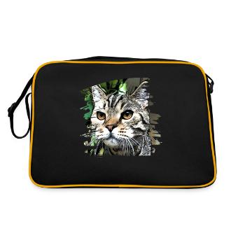 Süsse bkh - Retro Tasche - Schwarz/Gold - Hinten