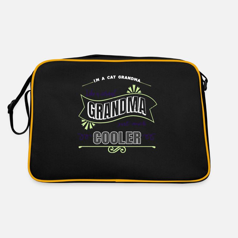 birthday quote birthday present idea kitten Retro Tasche