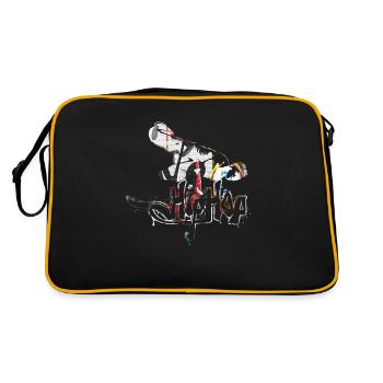 Hip hop Music blues pop rock dance breakdance - Retro Bag - black/gold - Back