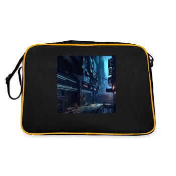 City of the future - Retro Bag - black/gold - Back