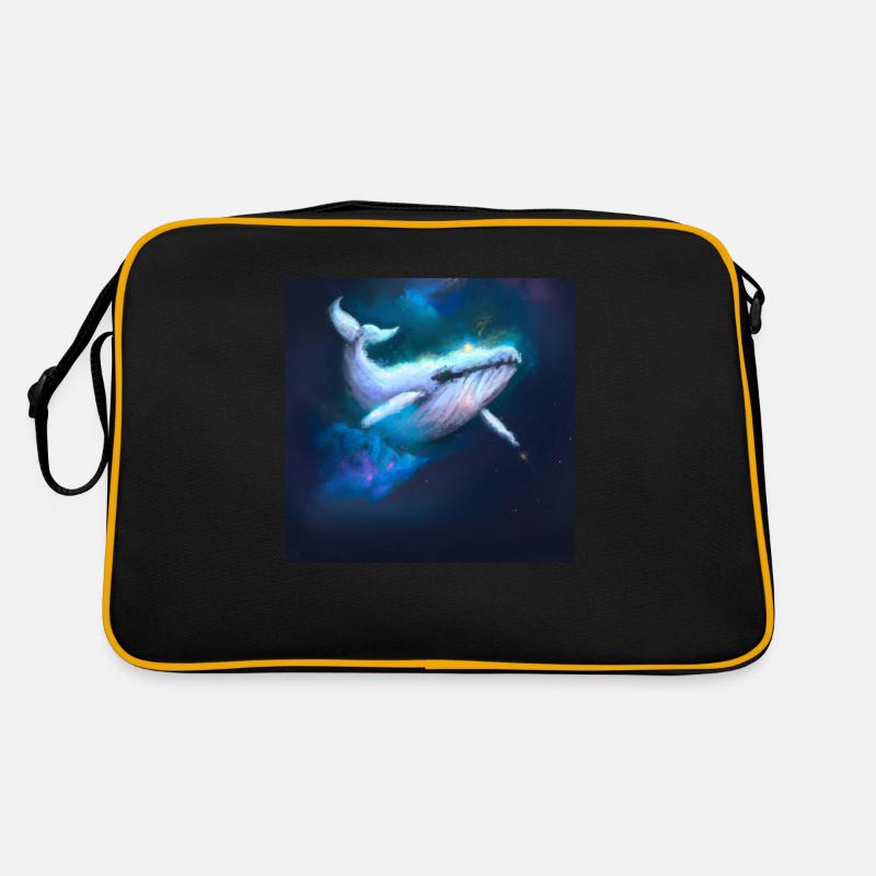 Baleine flottant dans l’espace Sac Retro