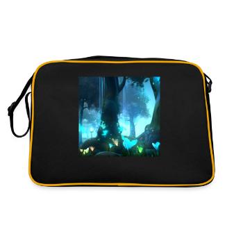 Magical forest - Retro Bag - black/gold - Back