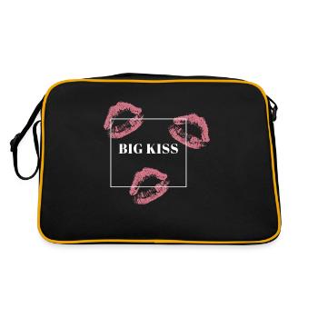 Big kiss - Sac Retro - noir/or - Dos