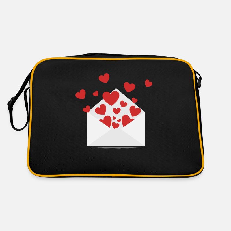 Vom Regen des Herzens Retro Tasche