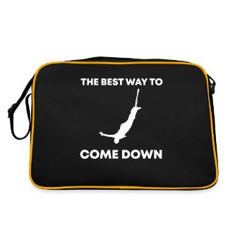 Bungee Jumping Evolution Sport Fun - Retro Bag - black/gold - Back