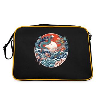 Chinese folklore - Retro Bag - black/gold - Back