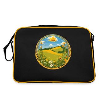 Printemps en fleurs - Sac Retro - noir/or - Dos