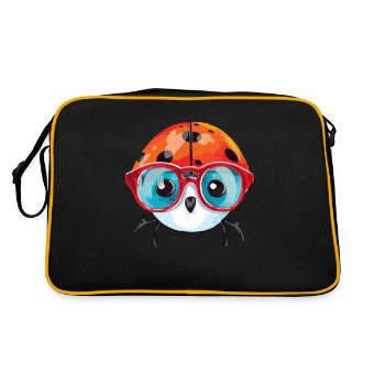 Lili la coccinnelle - Sac Retro - noir/or - Dos