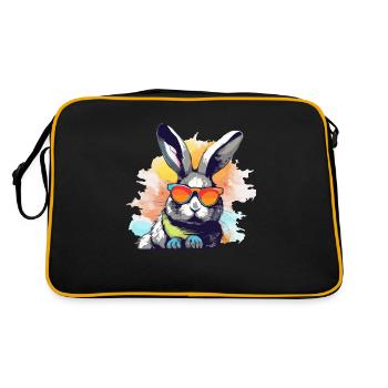 Log the rabbit - Retro Bag - black/gold - Back