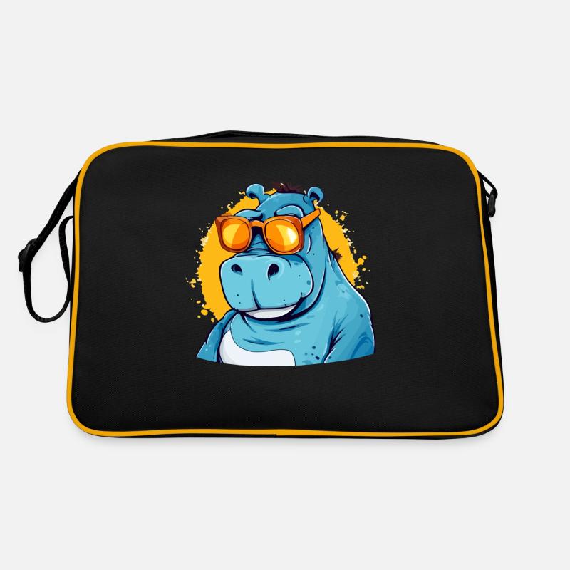 Bob das Nilpferd Retro Tasche