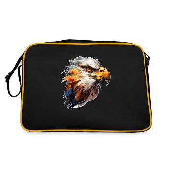 Oiseau de proie - Sac Retro - noir/or - Dos