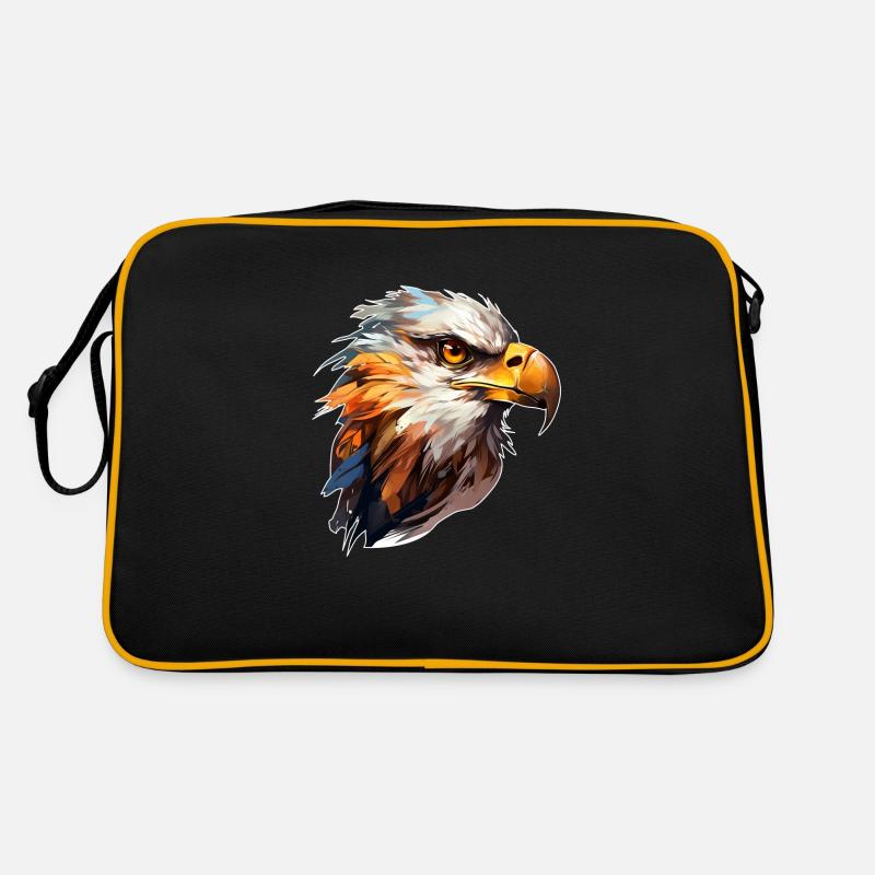 Greifvogel Retro Tasche