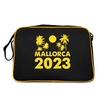 Mallorca 2023 - Retro Bag - black/gold - Back