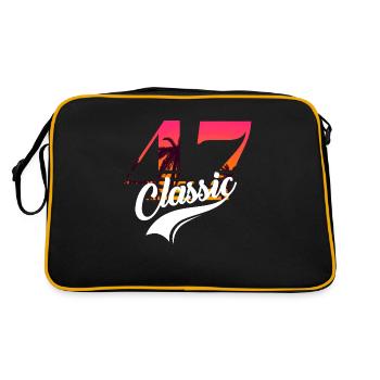 Vintage 1947-47e anniversaire - Sac Retro - noir/or - Dos