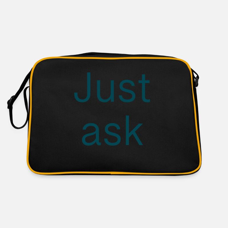 Frag einfach - Just ask Retro Tasche