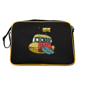 Yellow Submarine - Retro Bag - black/gold - Back