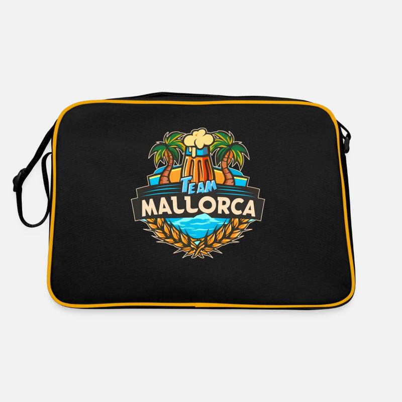 Team Mallorca Urlaub Retro Tasche
