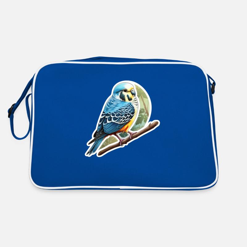 Budgie blue Retro Bag