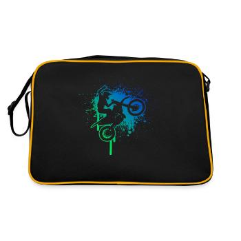 Men's Freestyle Motocross Motocross Supermoto - Retro Bag - black/gold - Back