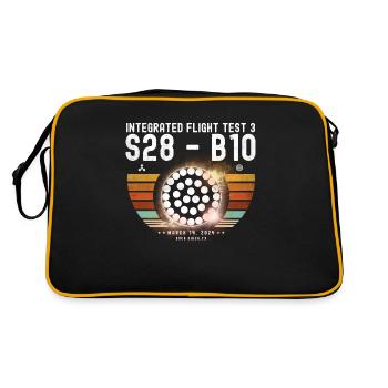 14 mars 2024 Pi Day - Troisième test en vol de - Sac Retro - noir/or - Dos