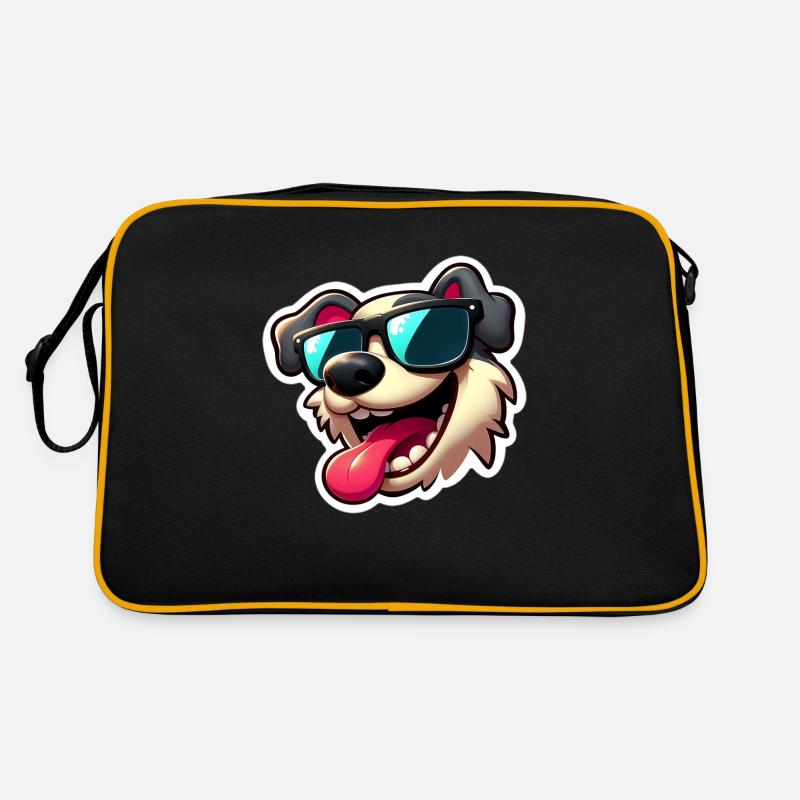 Chien cool Sac Retro