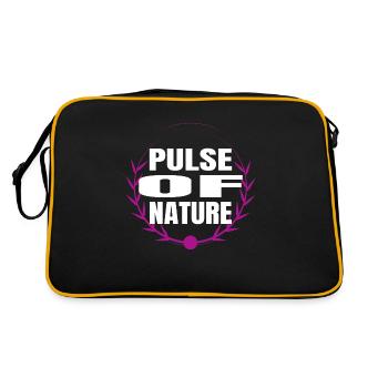 Explorer la nature sauvage à l’aise - Sac Retro - noir/or - Dos
