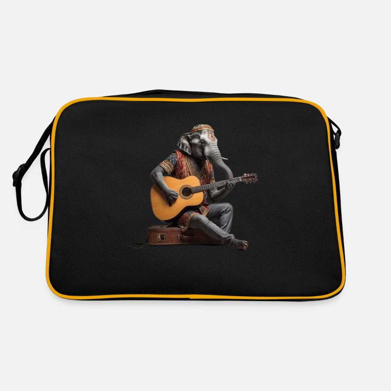 Helephant guitar - Retro Bag - black/gold