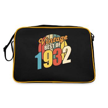 Vintage 1932 Best of 1932 - Annif 92 Years - Retro Bag - black/gold - Back